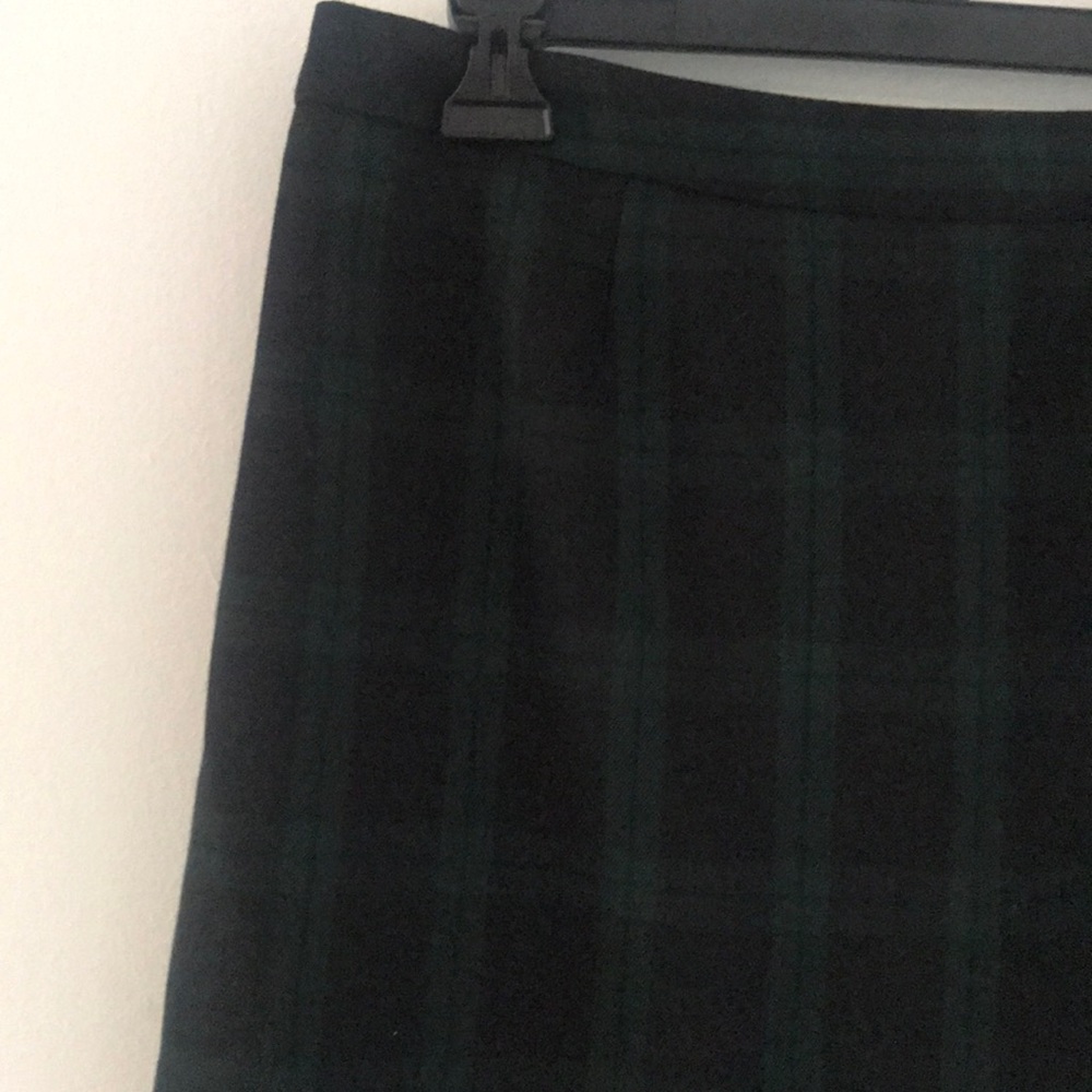 Gap Mini Skirt- Navy and Green Plaid